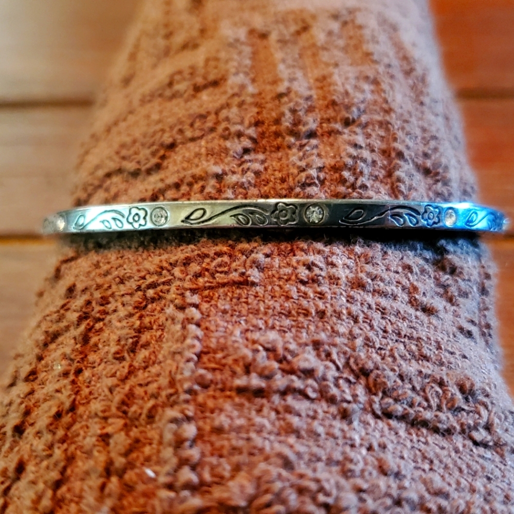 Silver-plated bracelet